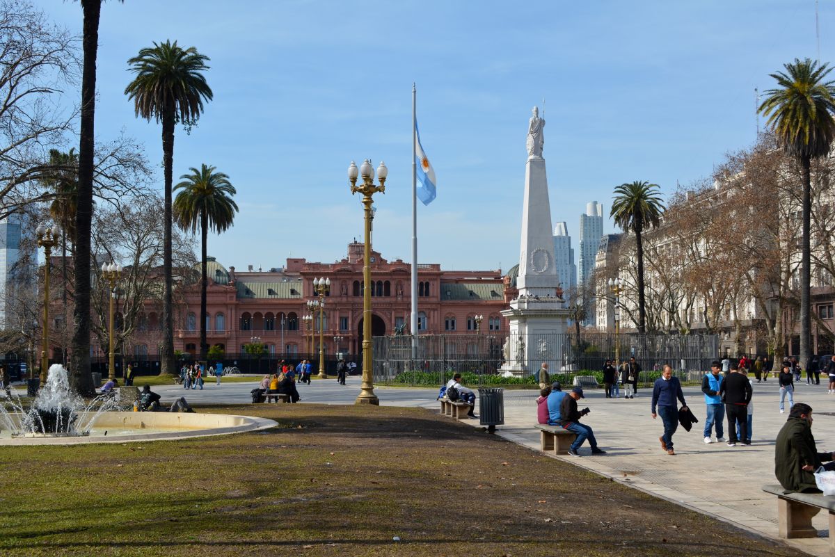 Casa Rosada presidential palace Plaza de Mayo